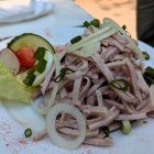 Foto zu Hütte am Hilschweiher: Ein Wurstsalat wie aus der Karnivorenbibel...;-)