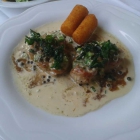Foto zu Restaurant Corona im Hotel zur Post: Schweinefilet in Pfefferrahm