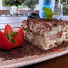 Foto zu Restaurant im Hotel Vater Rhein: Tadelloses Erdbeer-Tiramisu