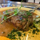 Foto zu Restaurant im Hotel Vater Rhein: Rumpsteak mit Pfeffersoße