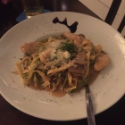 Foto zu Restaurant Krambambuli im Hotel Säntis: nudeln mit putenfleisch. 