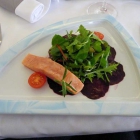Foto zu Restaurant im Stadttheater: Rote Bete Carpaccio mit Lachs