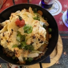 Foto zu Brauerei Christ - Das Soester Wirtshaus & Restaurant: Überbackenes Gemüse auf Rösti