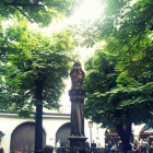 Foto zu Hofbräuhaus: Brunnen im wunerschönen Biergarten!