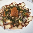 Pulpo Carpaccio I Piment Despilette I Sesam