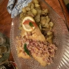 Kartoffeln und Fisch