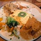 Foto zu Restaurant Sto Castello: Der überteuerte Castello-Spieß mit komplett übergartem Gemüse