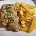 Schnitzel von der Rinderhüfte 