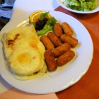 Foto zu Landgasthaus Zur Mühle: Schnitzel Hawaii