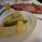Foto zu Bürgerstuben: Spargel m.Schinken