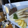 Spargel mit Rumpsteak