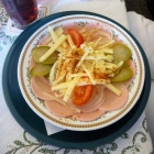 Foto zu Schlossschenke Wackerstein: Schweizer Wurstsalat