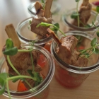 Foto zu Restaurant Am Freibad: Rostbeef auf Chutney